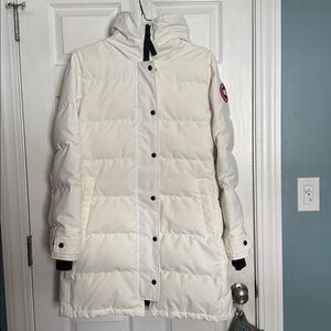 Canada Goose Cream Puffer Jacket